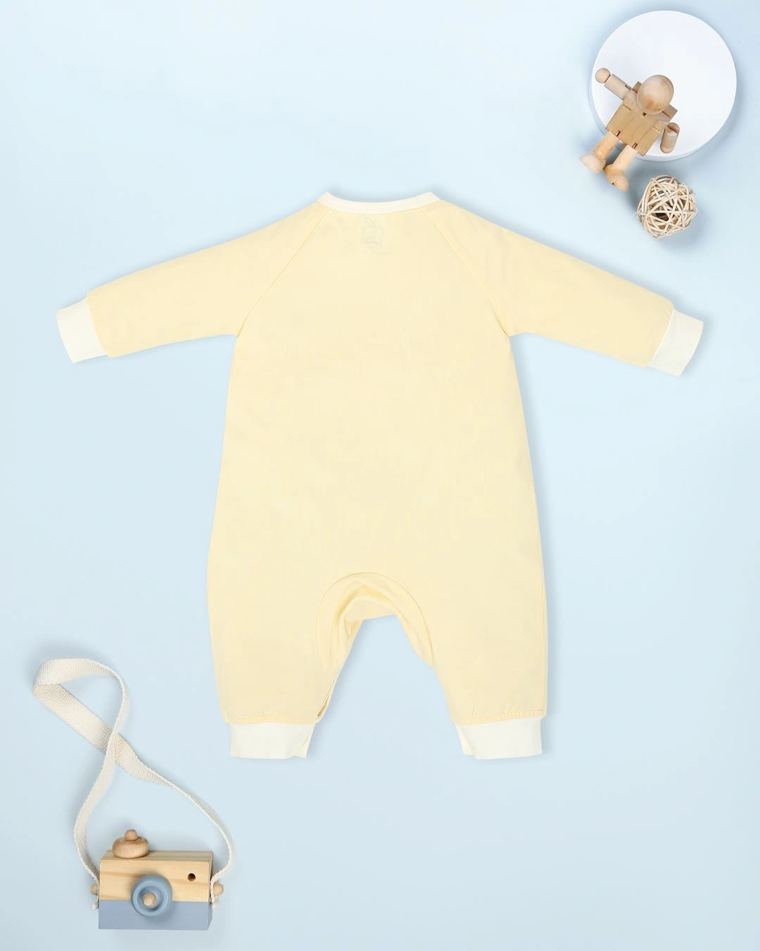 Bodysuit cài chéo La Pomme màu vàng 5