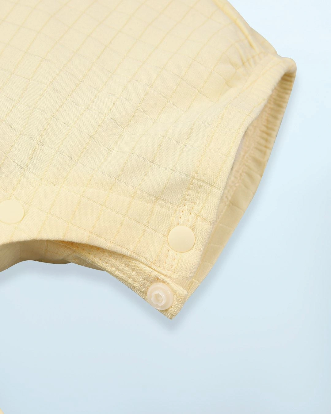 Set yếm cổ đức túi cài La Pomme màu xanh mint - trắng 24