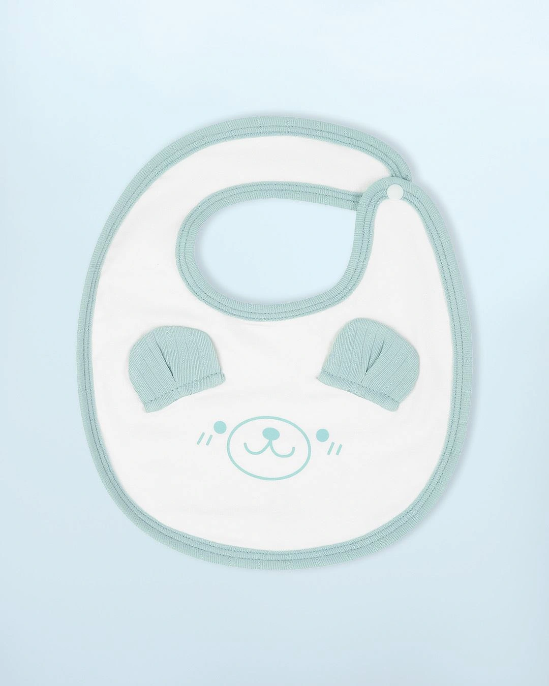 Set quà tặng bodysuit in gấu La Pomme Wonder Box màu trắng - xanh lá 10