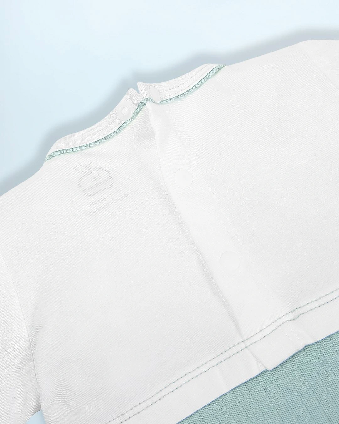 Set quà tặng bodysuit in gấu La Pomme Wonder Box màu trắng - xanh lá 6