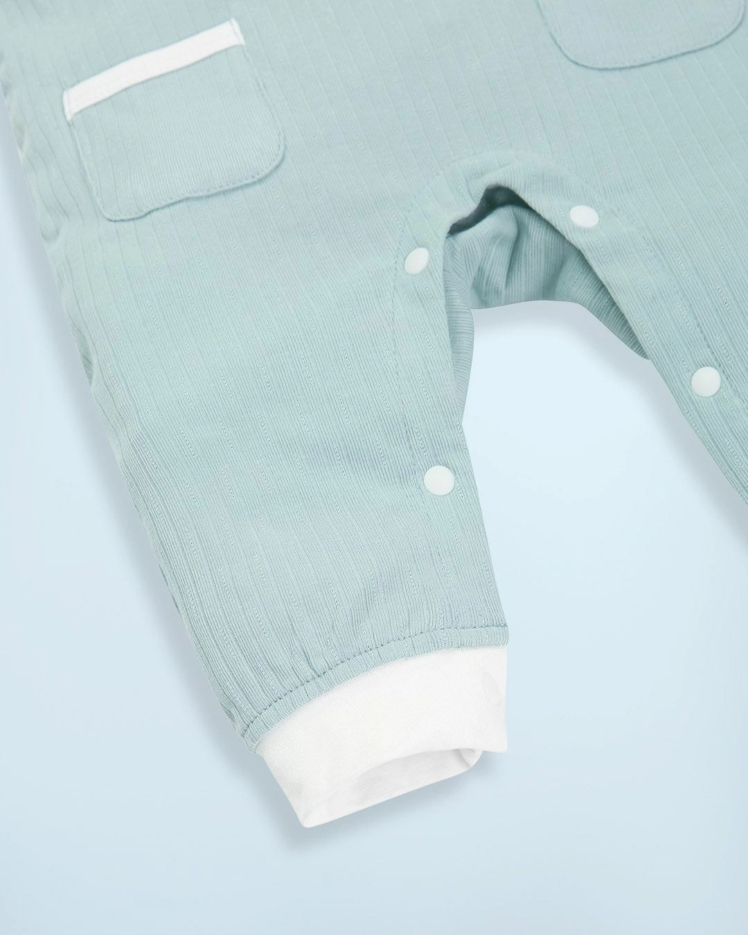 Set quà tặng bodysuit in gấu La Pomme Wonder Box màu trắng - xanh lá 9