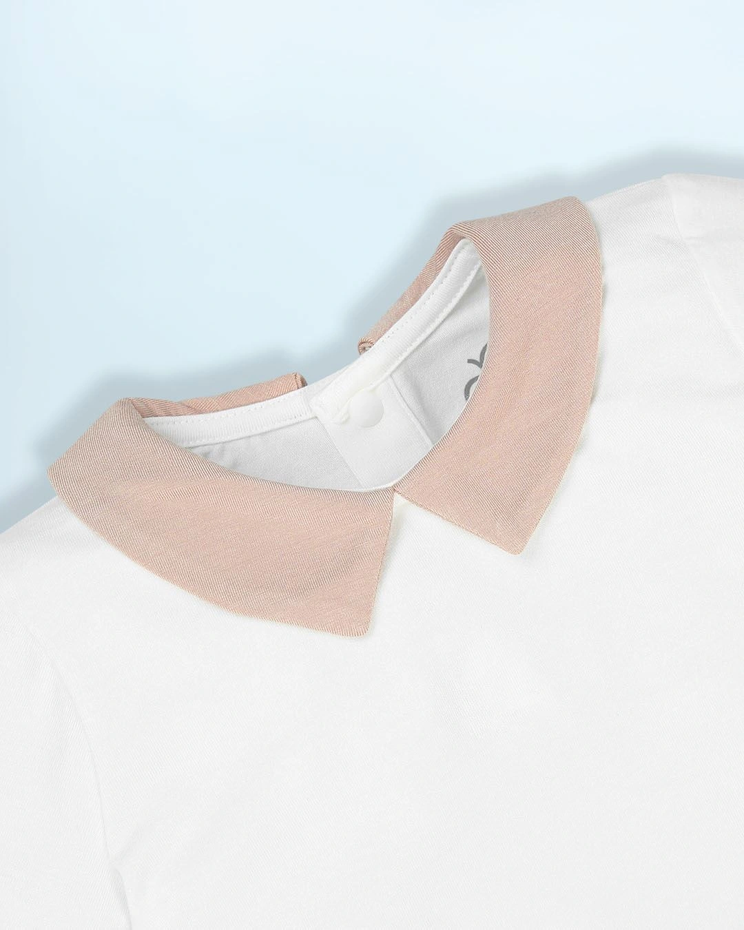 Set yếm cổ đức tai rời La Pomme màu nâu - trắng 15