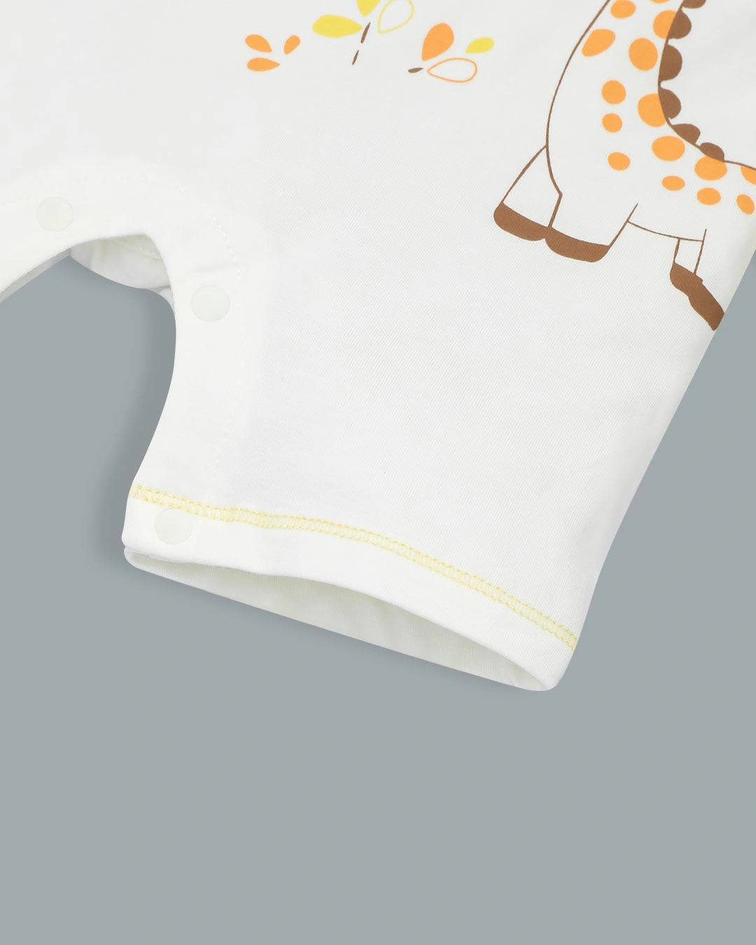 Bodysuit cài giữa La Pomme màu trắng - vàng 7