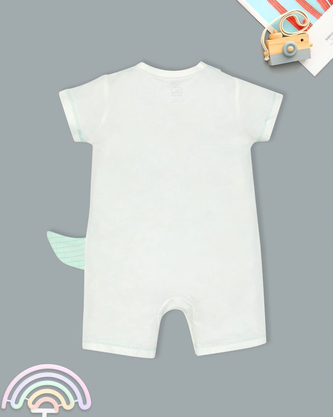 Bodysuit cài giữa La Pomme màu trắng - vàng 14