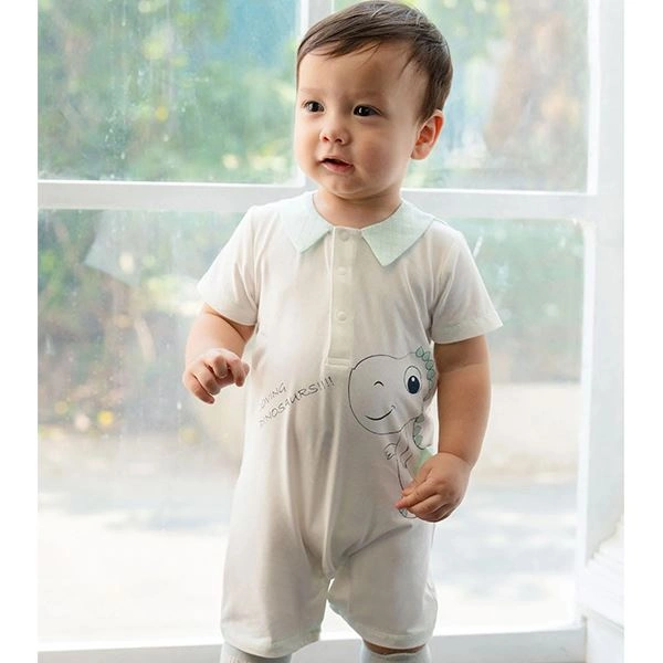 Bodysuit cài giữa La Pomme màu trắng - vàng 11