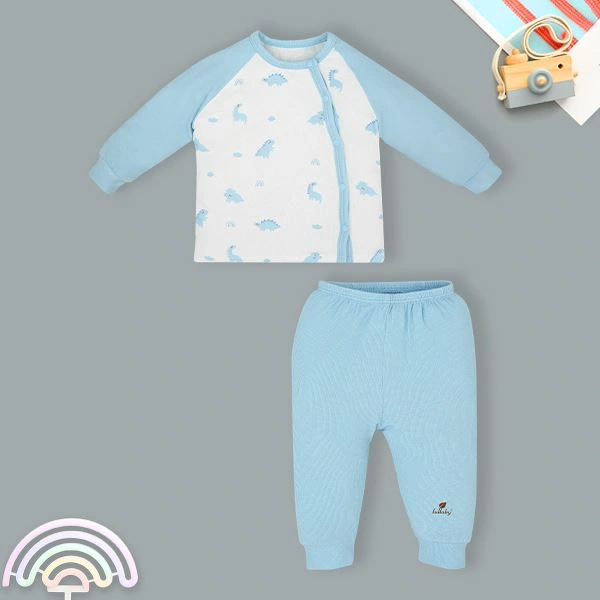Bộ tay dài cài lệch Lullaby NH717R màu trắng 13