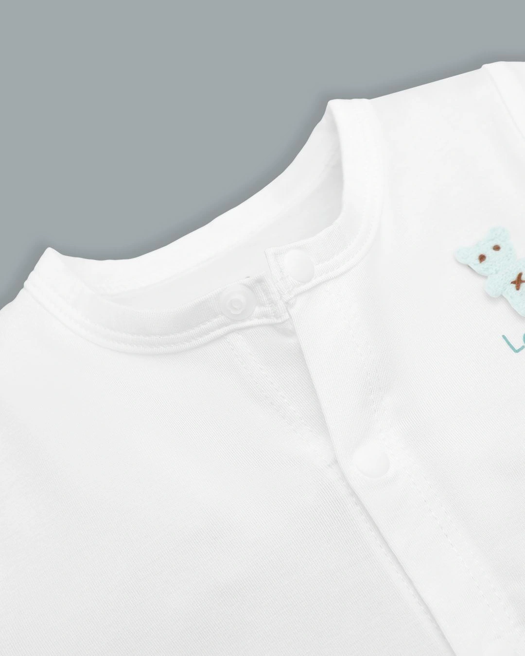 Bodysuit cài giữa người bạn êm mềm La Pomme màu hồng 7