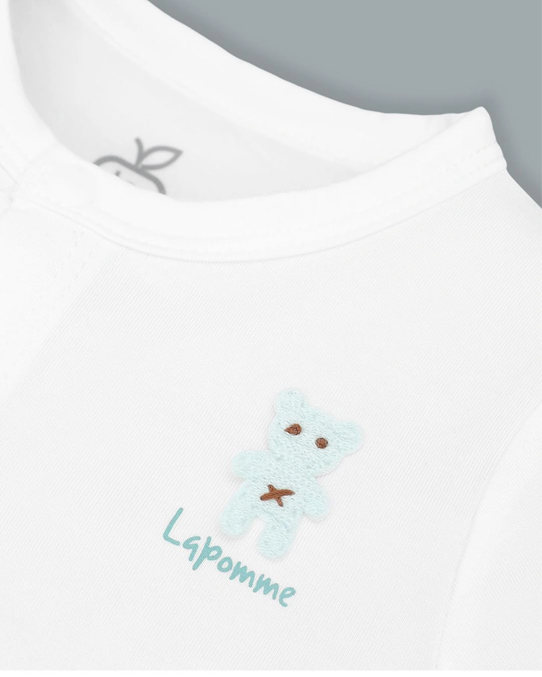 Bodysuit cài giữa người bạn êm mềm La Pomme màu hồng 10