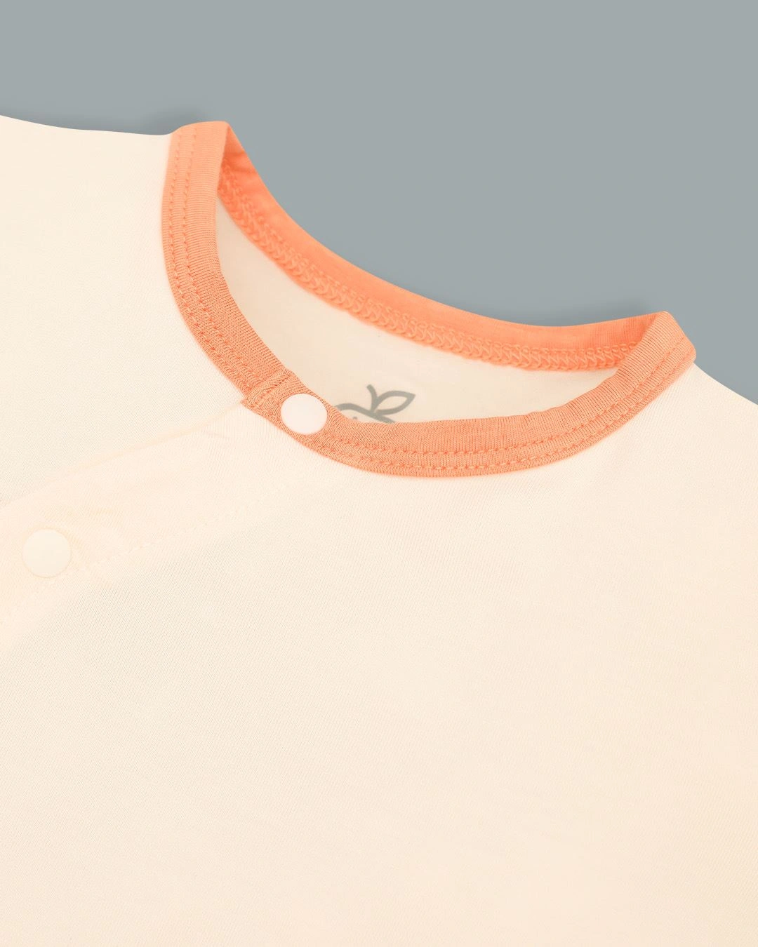Bodysuit cài chéo trái cam cách điệu La Pomme màu be - cam 6