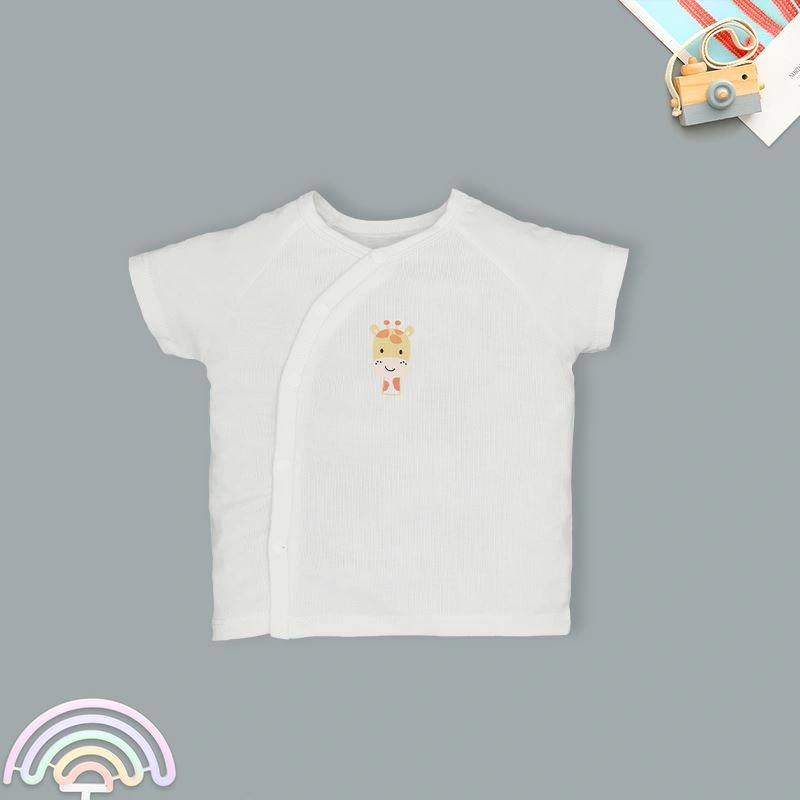 Bộ tay ngắn cài lệch Lullaby NH318N màu hồng - trắng 14