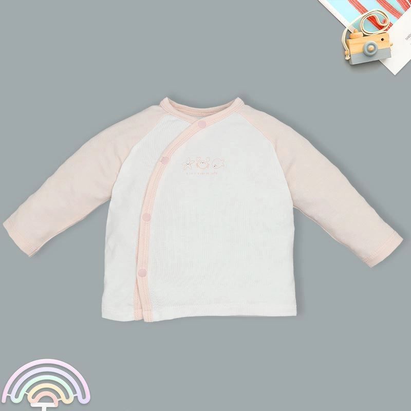 Bộ tay dài cài lệch Lullaby NH317N màu trắng - vàng 15