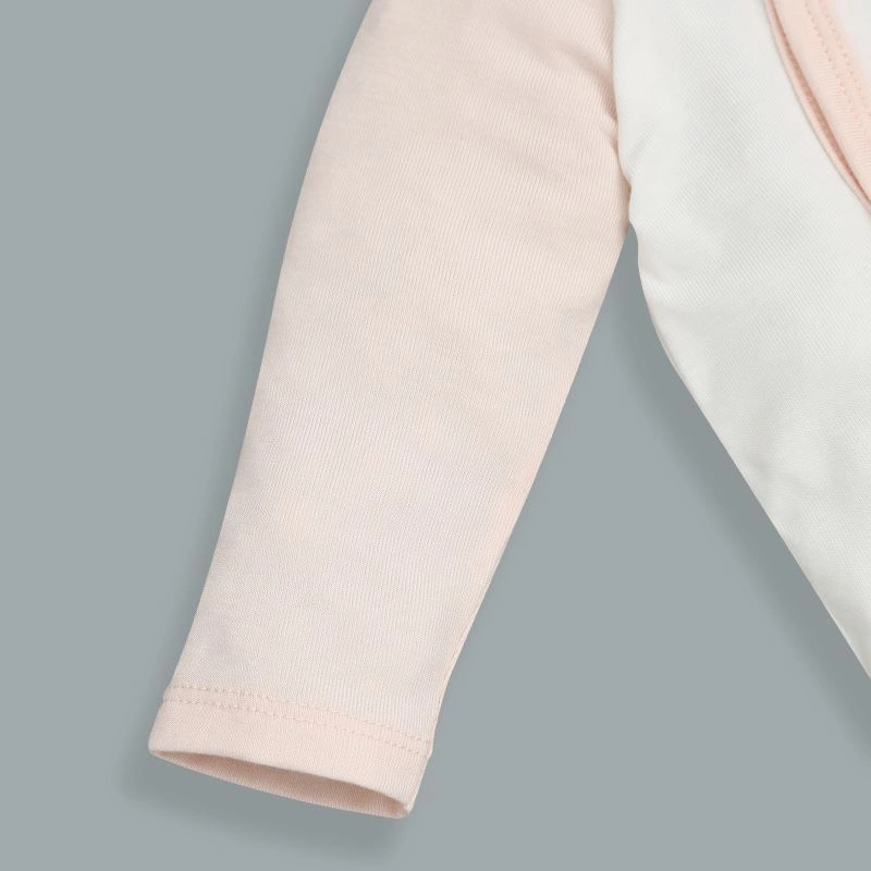 Bộ tay dài cài lệch Lullaby NH317N màu trắng - vàng 18
