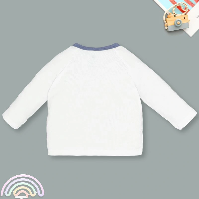 Bộ tay dài cài lệch Lullaby NH317N màu trắng - vàng 30