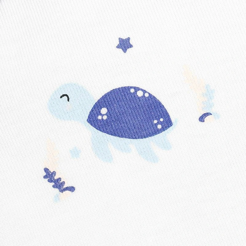 Bộ tay dài cài lệch Lullaby NH317N màu trắng - vàng 34