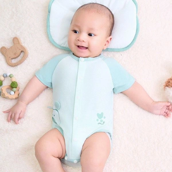 Bodysuit cài giữa người bạn ú òa La Pomme màu be 11