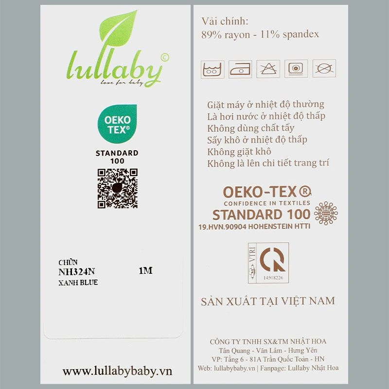 Nhộng chũn cài lệch Lullaby NH324N 1 - 3 tháng màu hồng 13