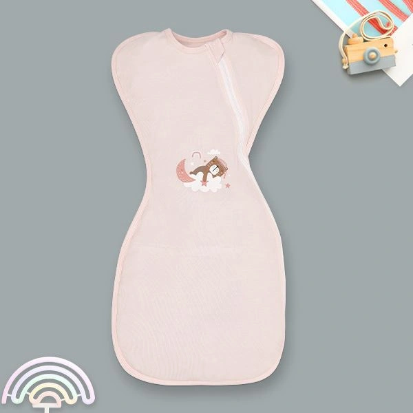 Nhộng chũn cài lệch Lullaby NH324N 1 - 3 tháng màu hồng 1