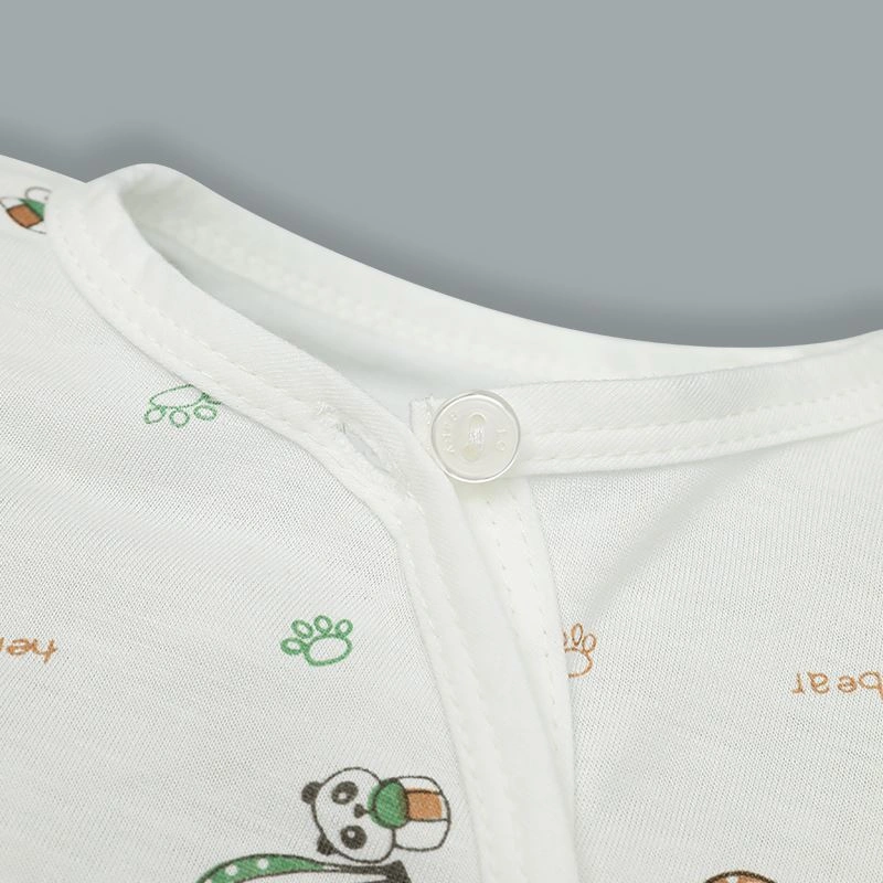 Bộ tay dài in hình khinh khí cầu IQ Baby màu trắng 6