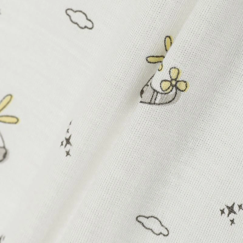 Bộ tay dài in hình máy bay IQ Baby màu trắng viền xám 11