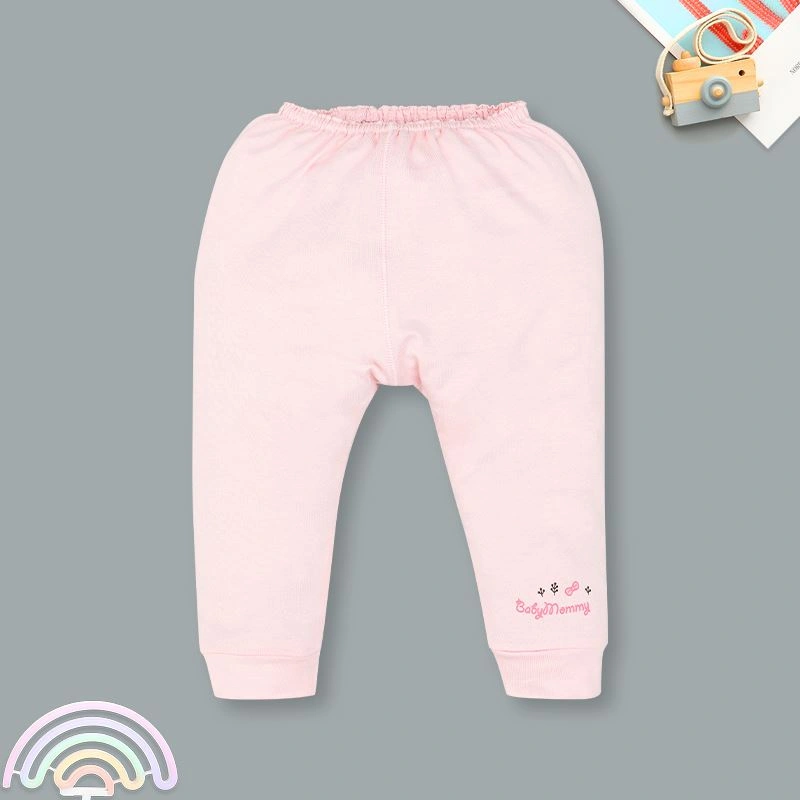 Bộ tay dài cài giữa in thú BabyMommy màu trắng - hồng 9