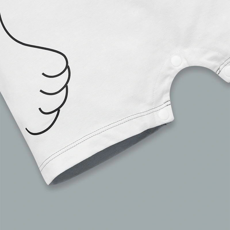 Bodysuit in gấu Pony Kids màu xám - trắng 5
