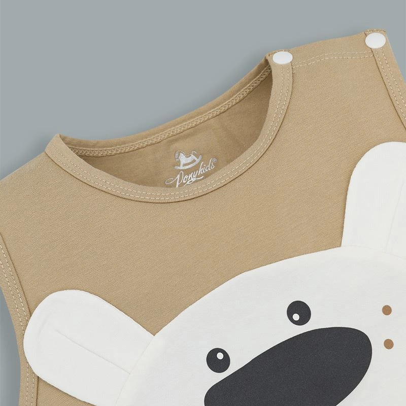 Bodysuit in gấu Pony Kids màu xám - trắng 15