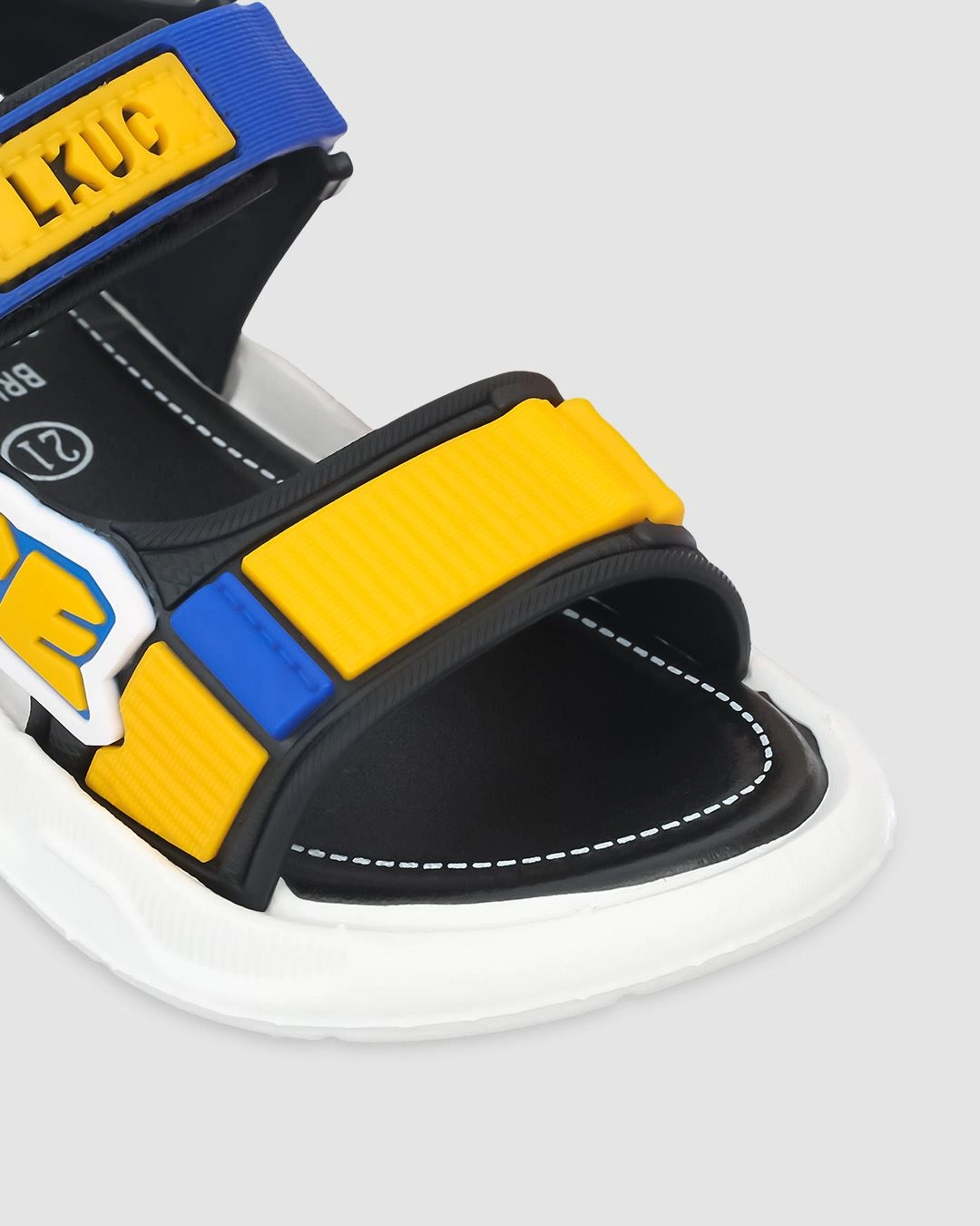 Giày sandal cho bé trai Á Châu Avakids AC56 màu vàng - xanh dương 5