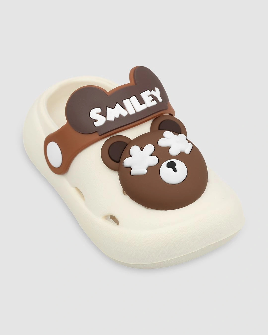 Dép sục cho bé HappyTime S708 màu trắng sữa 2