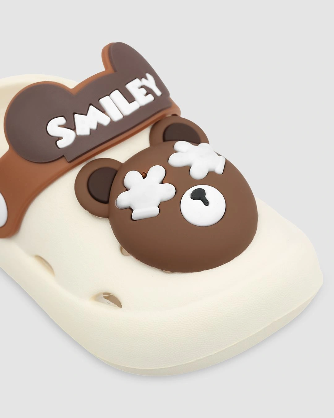 Dép sục cho bé HappyTime S708 màu trắng sữa 5