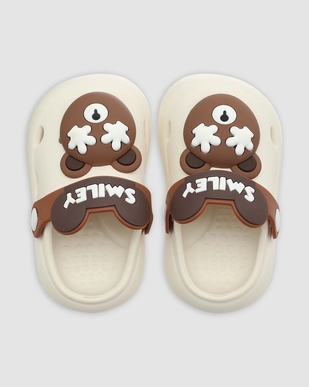 Dép sục cho bé HappyTime S708 màu trắng sữa 7