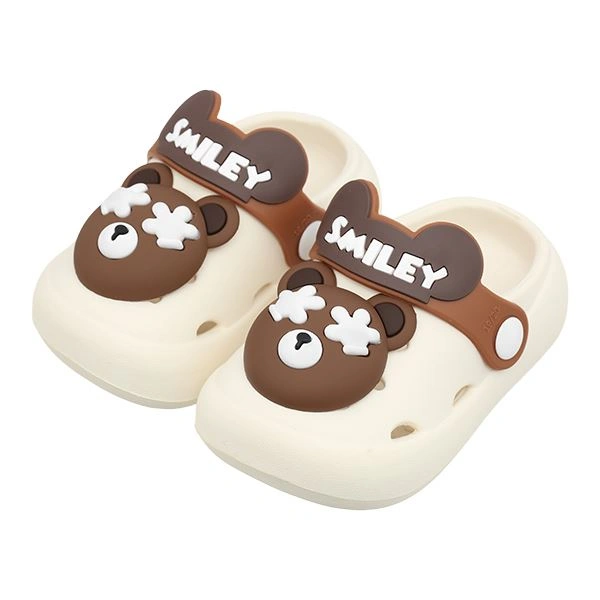 Dép sục cho bé HappyTime S708 màu trắng sữa 1