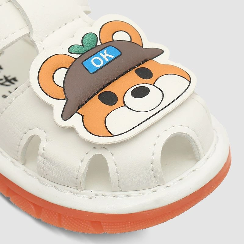 Giày tập đi cho bé Á Châu Avakids AC65 màu trắng 5