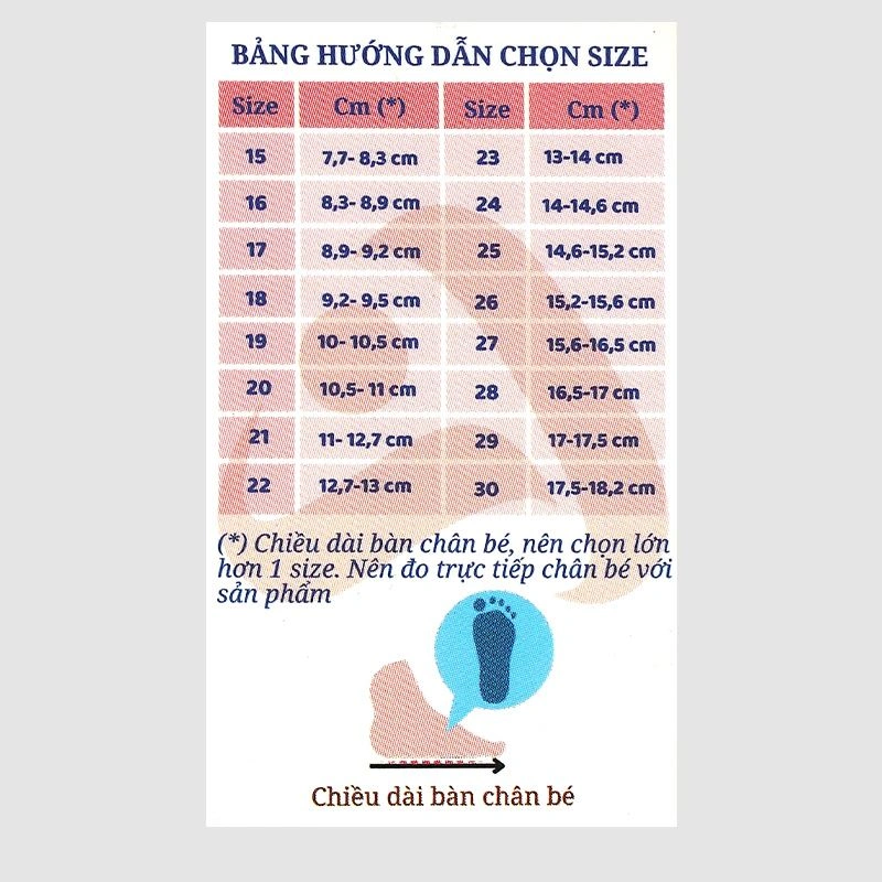 Giày tập đi cho bé Á Châu Avakids AC66 màu xanh dương 9