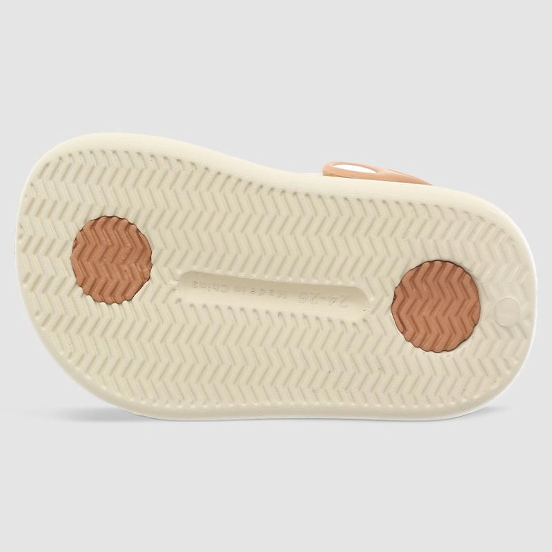 Dép sục cho bé Á Châu Avakids AC68 màu nâu - be 4