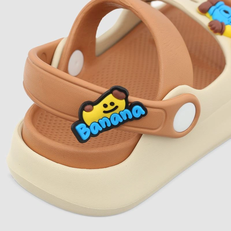 Dép sục cho bé Á Châu Avakids AC68 màu nâu - be 7