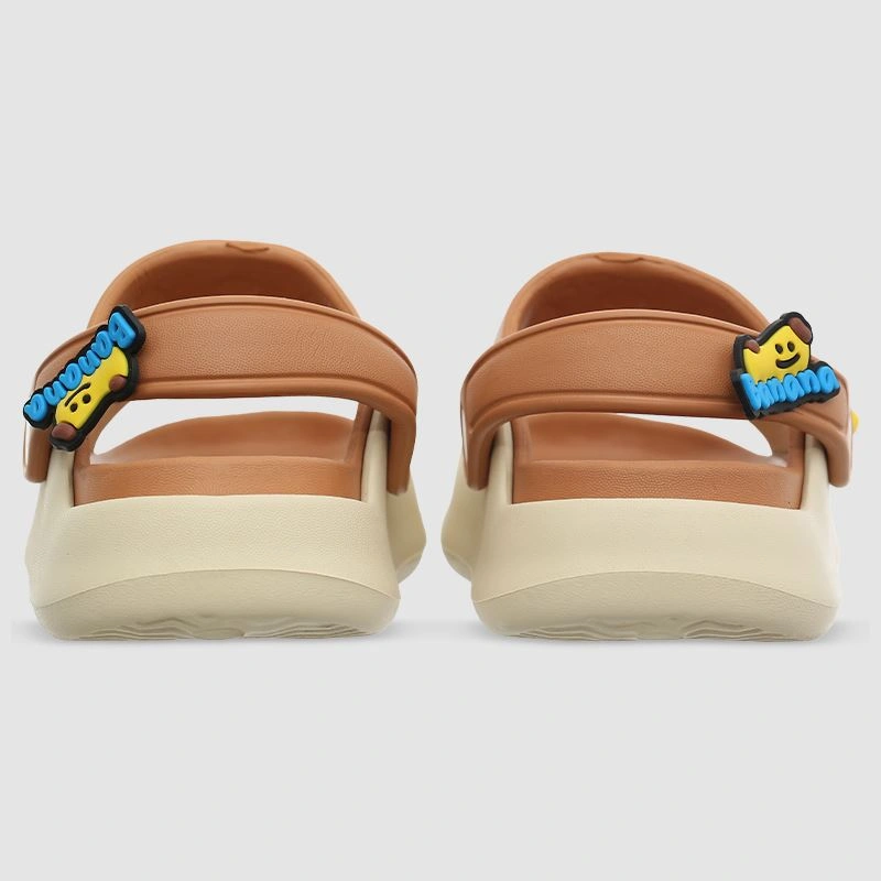 Dép sục cho bé Á Châu Avakids AC68 màu nâu - be 9