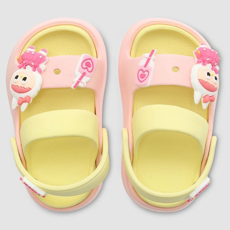 Dép sục cho bé Á Châu Avakids AC68 màu nâu - be 16