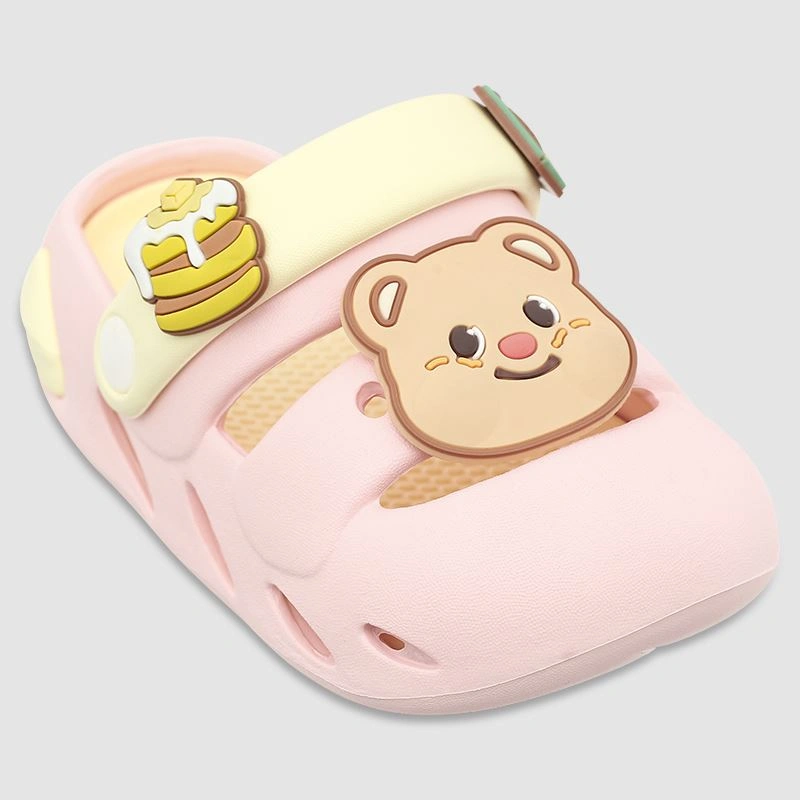 Dép sục cho bé HappyTime E2501-10 màu hồng - vàng 2