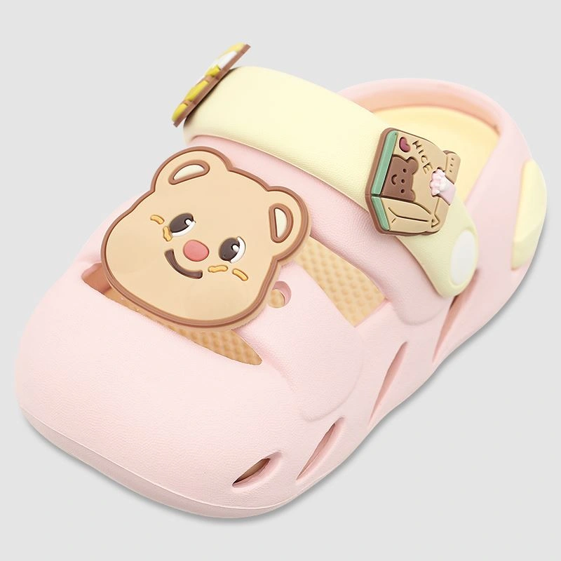 Dép sục cho bé HappyTime E2501-10 màu hồng - vàng 3