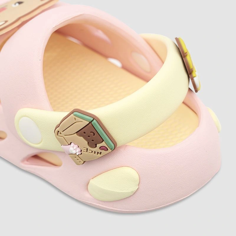 Dép sục cho bé HappyTime E2501-10 màu hồng - vàng 6