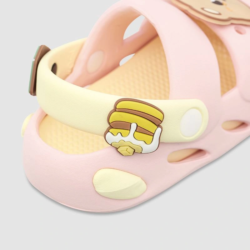 Dép sục cho bé HappyTime E2501-10 màu hồng - vàng 7