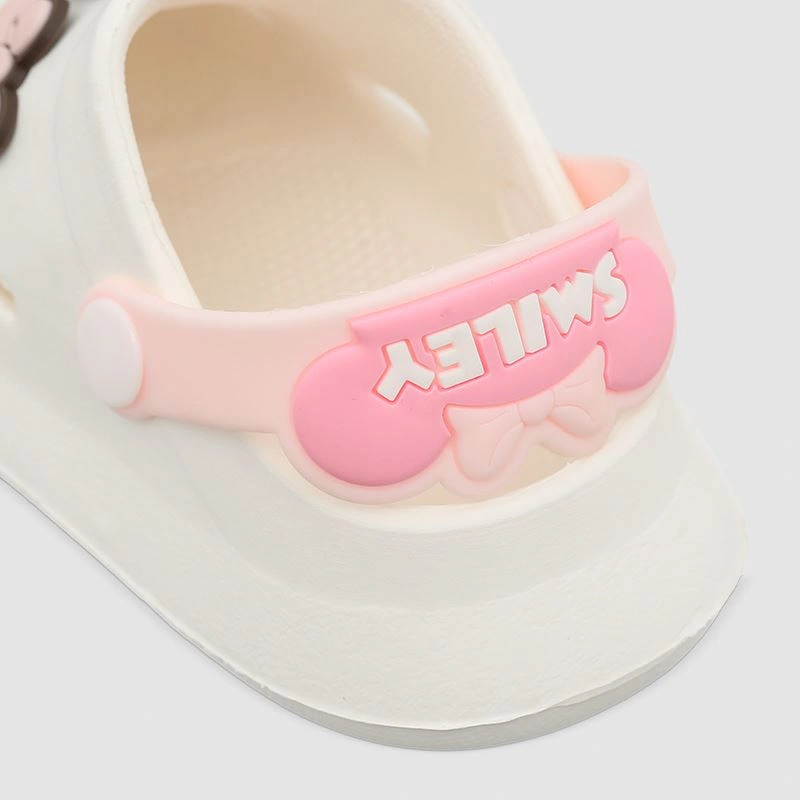 Dép sục cho bé gái HappyTime 2268-77 màu trắng 6