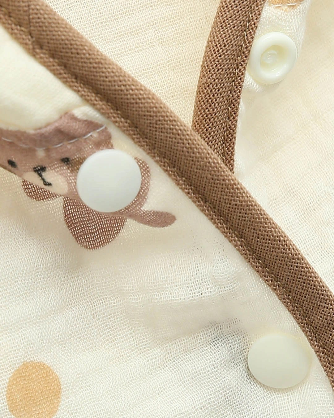 Áo choàng Bessla 0 - 24 tháng in hình rồng xanh màu be 14