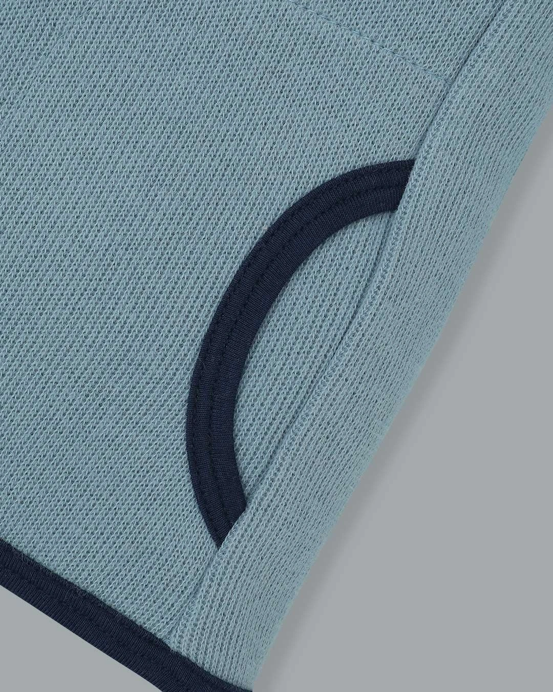 Áo khoác gile bé trai La Pomme màu xanh dương 7