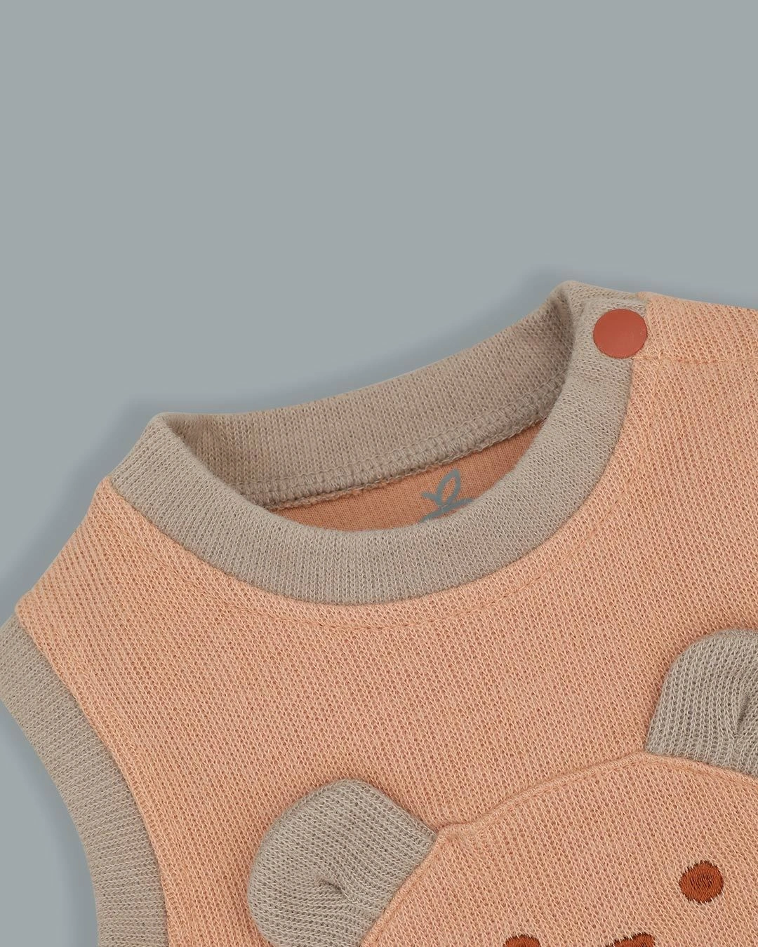 Áo khoác gile cho bé La Pomme màu cam 7