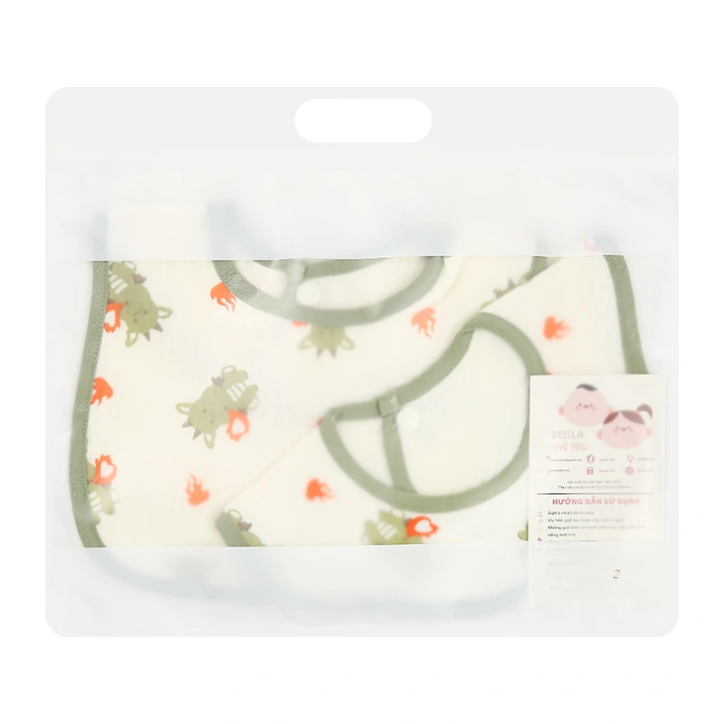 Bộ 2 yếm ăn cho bé muslin Bessla - Ô tô (0 - 2 tuổi) 32