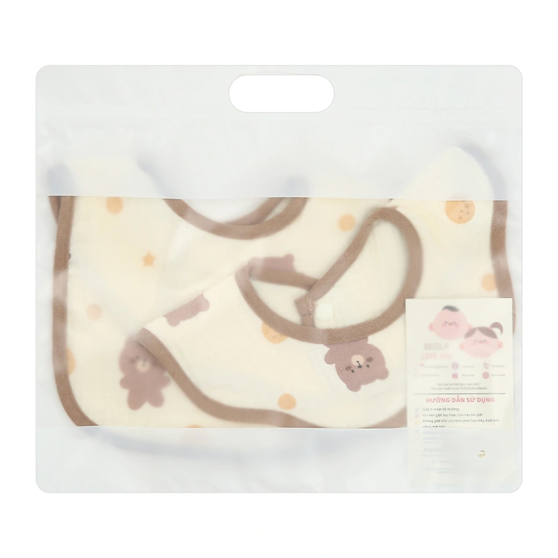 Bộ 2 yếm ăn cho bé muslin Bessla - Ô tô (0 - 2 tuổi) 21