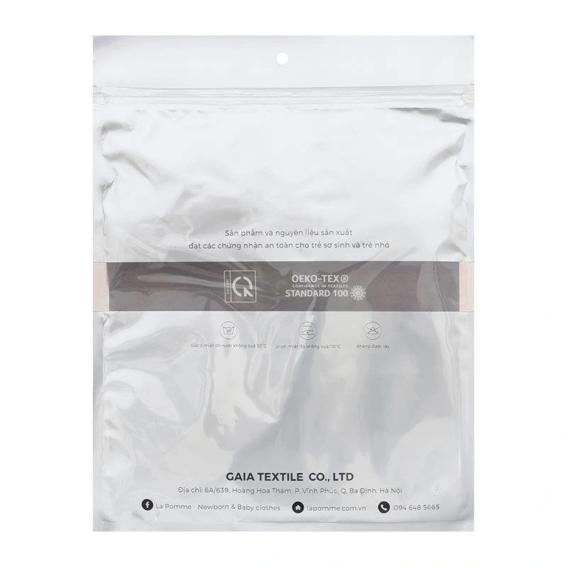 Yếm ăn cho bé sợi tre La Pomme - Nơ xanh dương (0 - 3 tháng) 14