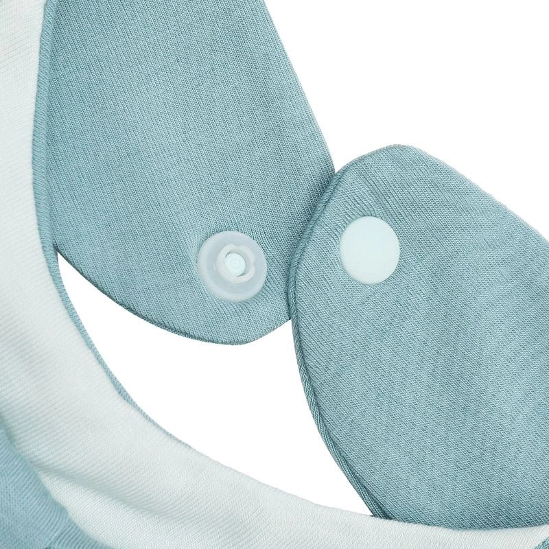 Yếm ăn cho bé sợi tre La Pomme - Nơ xanh dương (0 - 3 tháng) 3