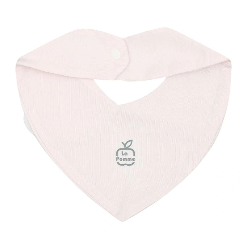 Yếm ăn cho bé sợi tre La Pomme - Màu hồng (0 - 3 tháng) 2